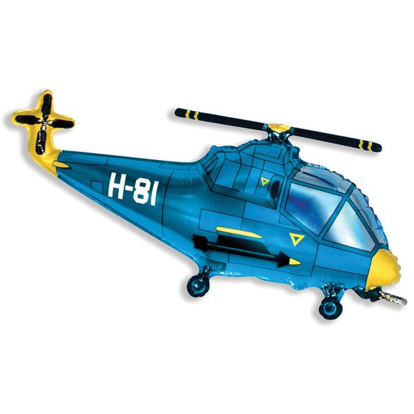 Balao-metalizado-Flexmetal-Helicoptero-Azul