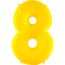 948WY-Number-8-Yellow-Fluo