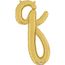 balao-metalizado-em-formato-de-letra-q-cursiva-dourada-grabo-34717G-Letter-Q-Script-Gold